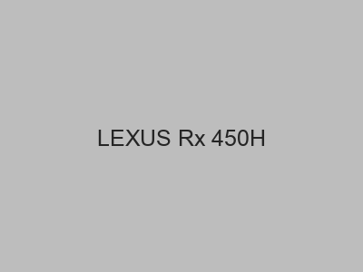 Enganches económicos para LEXUS Rx 450H